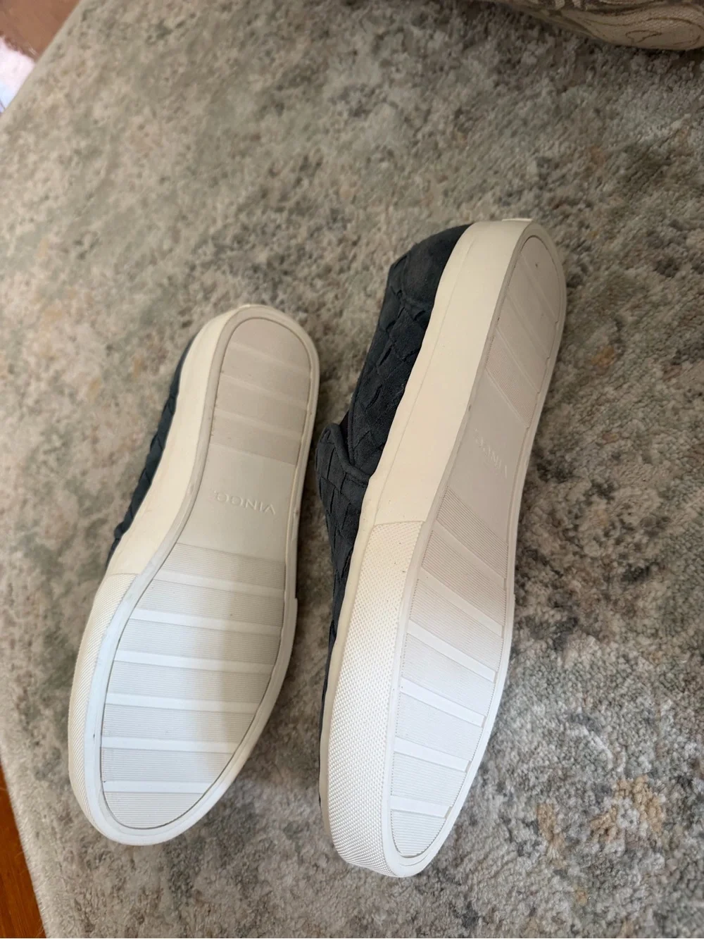 Men's Vince suede woven loafers Never Worn